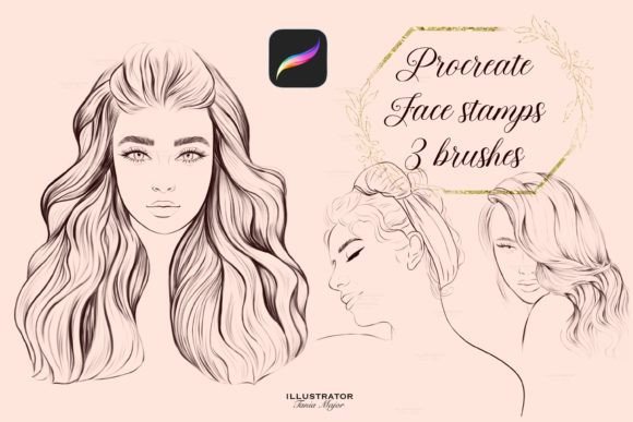 Download Procreate Face Stamps - Stamp Collection