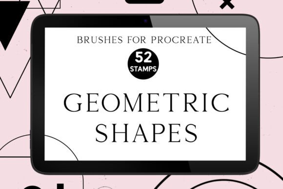 Download Geometric Shapes Procreate Stamps - Stamp Collection