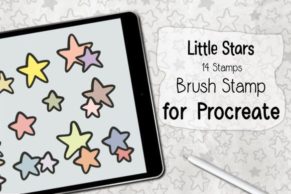 Download ‪Little Stars Procreate Brush Stamp‬ - Stamp Collection
