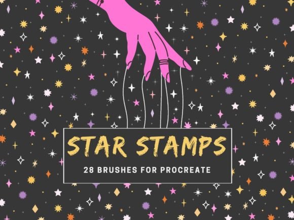 Download Procreate Star Stamps Brush Set - Stamp Collection