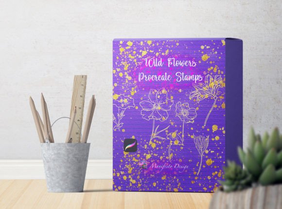 Download Wild Flower Stamps Procreate Bundle V 5 - Stamp Collection