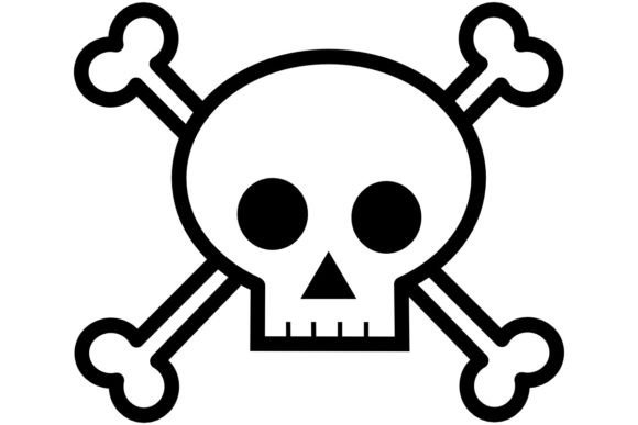 Download Skull N Crossbones Procreate Brush Stamp - Stamp Collection