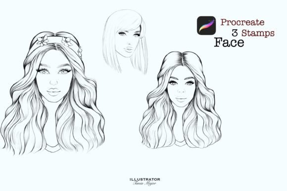 Download Procreate Face Stamps - Stamp Collection