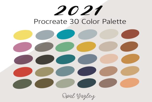 Download 2021 Procreate Trendy Color Palette - Premium Resources