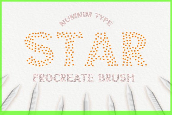 Download Procreate Brush Stamp Star Kids a-Z - Stamp Collection