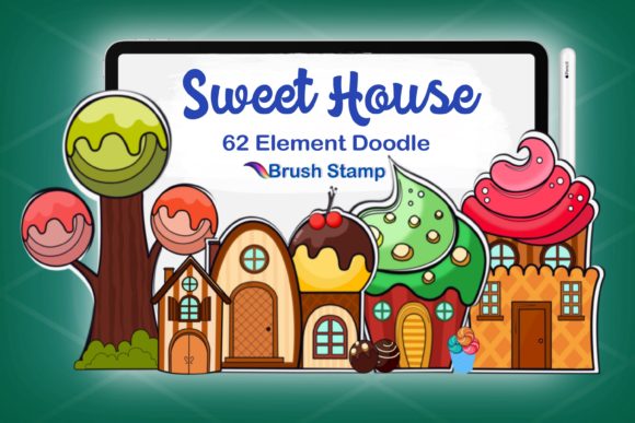 Download House Build DIY Design Brushes Stamps - Stamp Collection